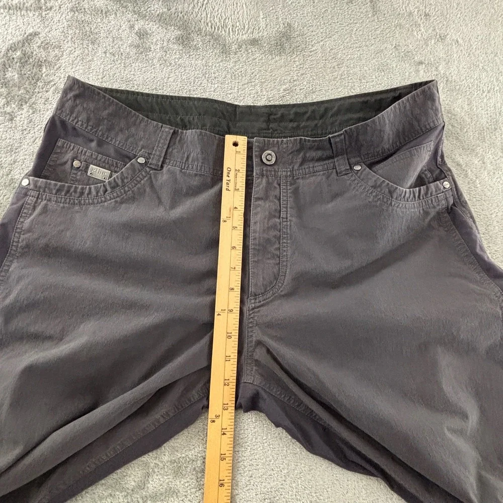 Kuhl Radikl Performance Pant Mens 40x34 Gray Hiking Pants Stretch Panels 5109